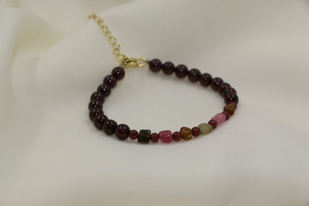 IMG_0508 紅碧壐、石榴石手串
