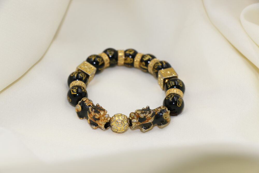 IMG_0540 六字箴言溫感貔貅手串