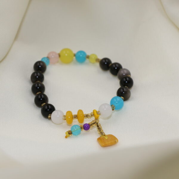 銀曜石、瑪瑙手串