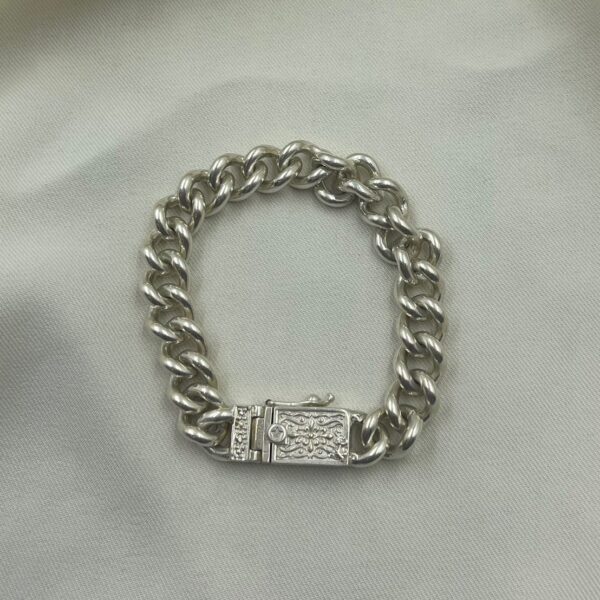 LINE_ALBUM_銀飾_251001_11 鎖鏈銀手鍊(男)66.3g