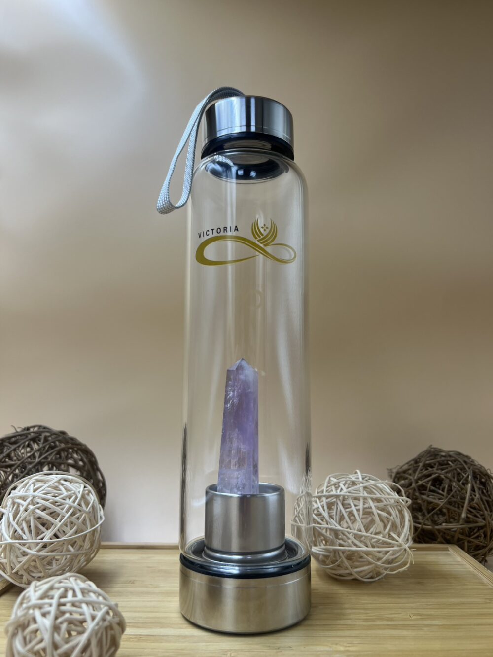 水晶能量水壺-巴西紫水晶