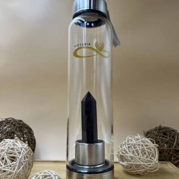 水晶能量水壺-藍金沙石